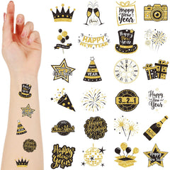 Landhoow tatouages Nouvel An feux d'artifice pour un effet festif durable.