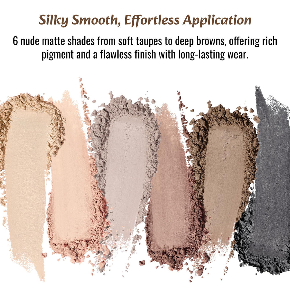 LANDMOON Nude Mini Palette, ombre brun neutre et taupe pour toutes les carnations