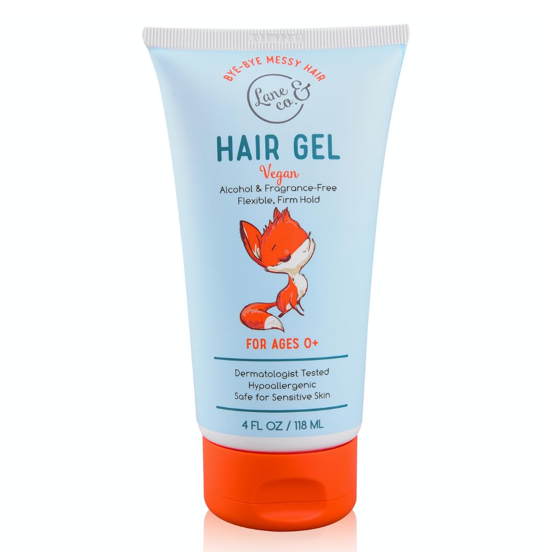 Gel Lane & Co pour bébé, flacon 4oz, hypoallergenique pour peau sensible.