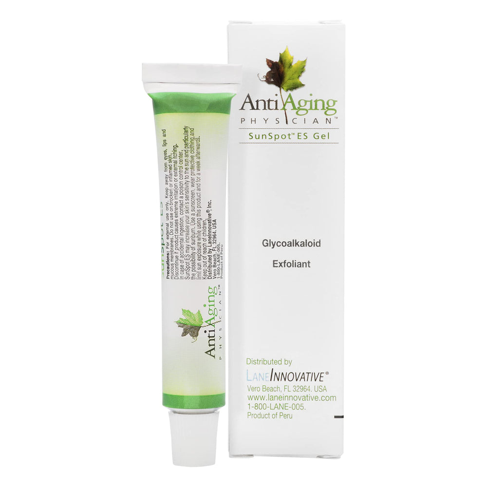 Lane Innovative SunSpot ES, extrait d'aloe vera favorisant l'hydratation de la peau.