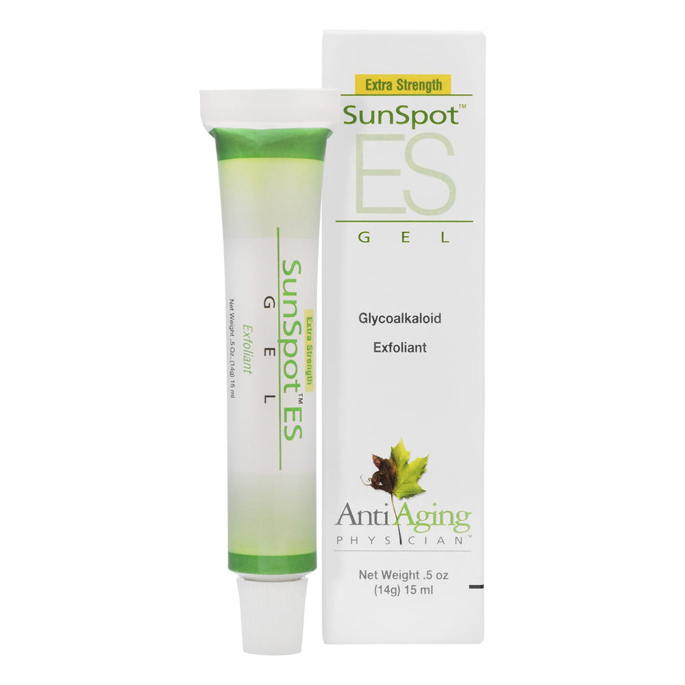 Lane Innovative SunSpot ES, gel exfoliant naturel en flacon, prêt à l'emploi.
