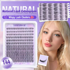 LANFLOWER Bond et vernis cils 2-en-1, tenue efficace.