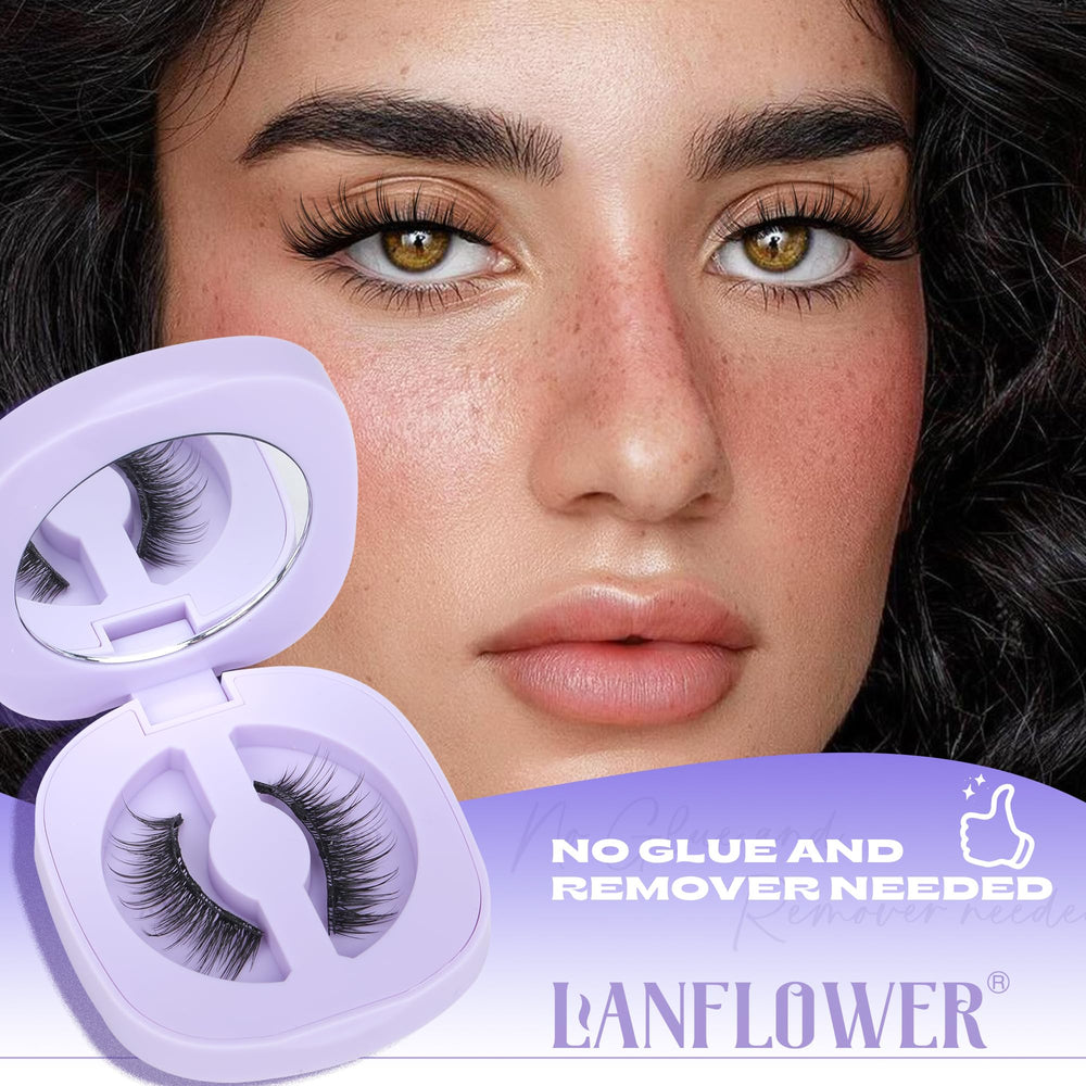 LANFLOWER cils magnétiques doux pour peau sensible et confort quotidien.