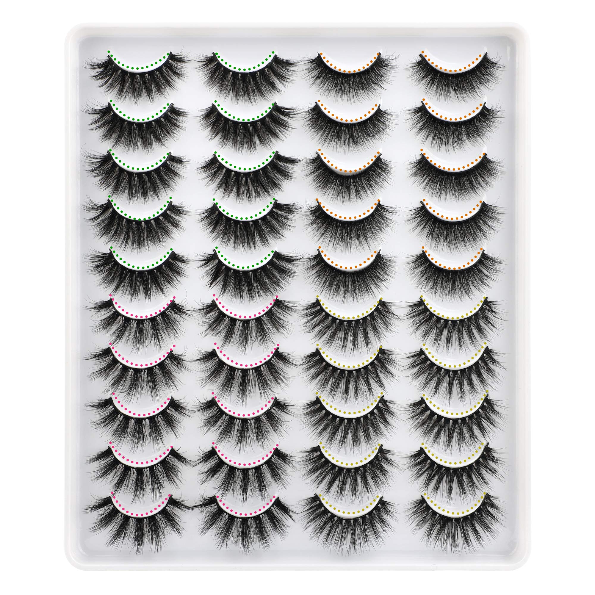 LANFLOWER étui cils naturel: rangement pratique pour vos faux cils.