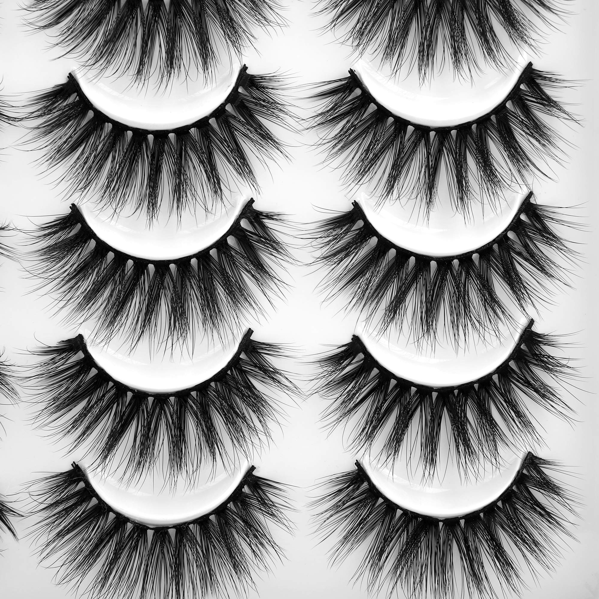 LANFLOWER faux cils 3D dramatiques pour un regard plus ouvert.