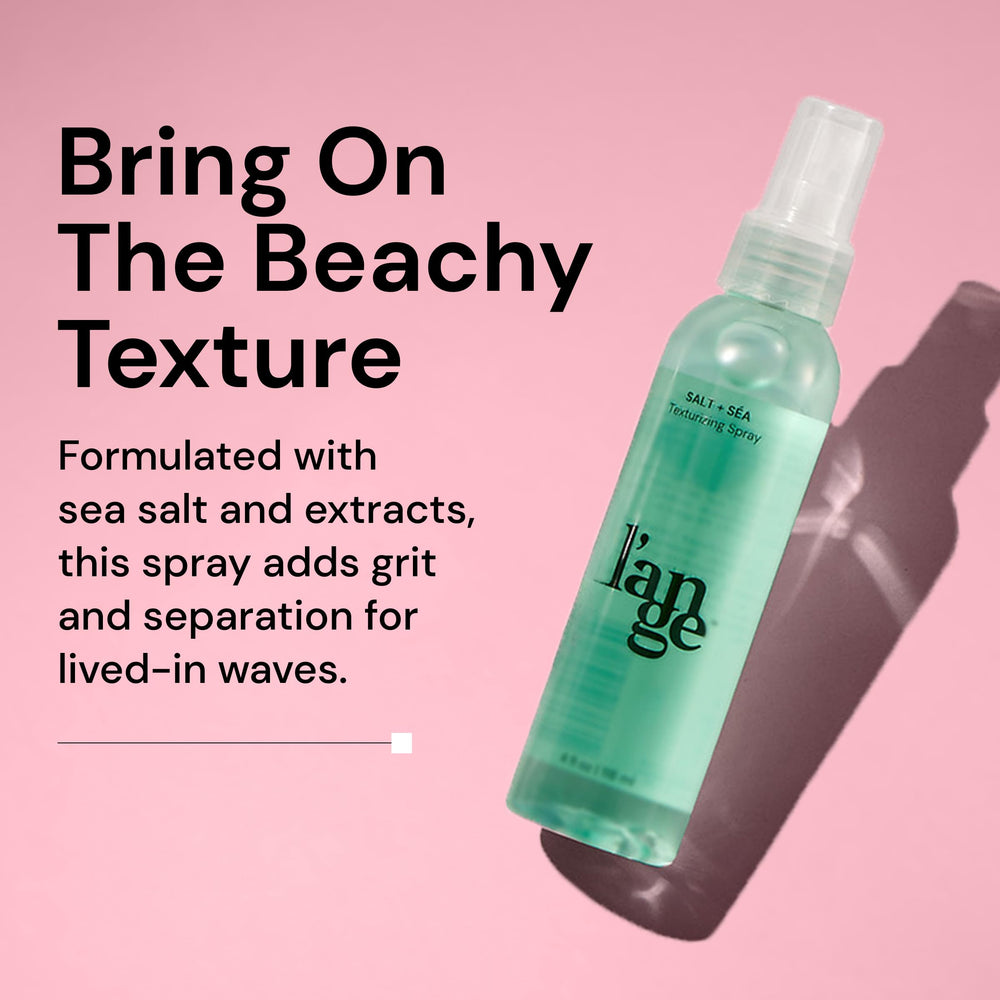 L'ANGE HAIR montre des ondes plage pour texture naturelle.