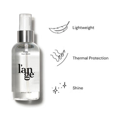 Packaging image of Rival Heat Shield highlighting lightweight keratin formula.