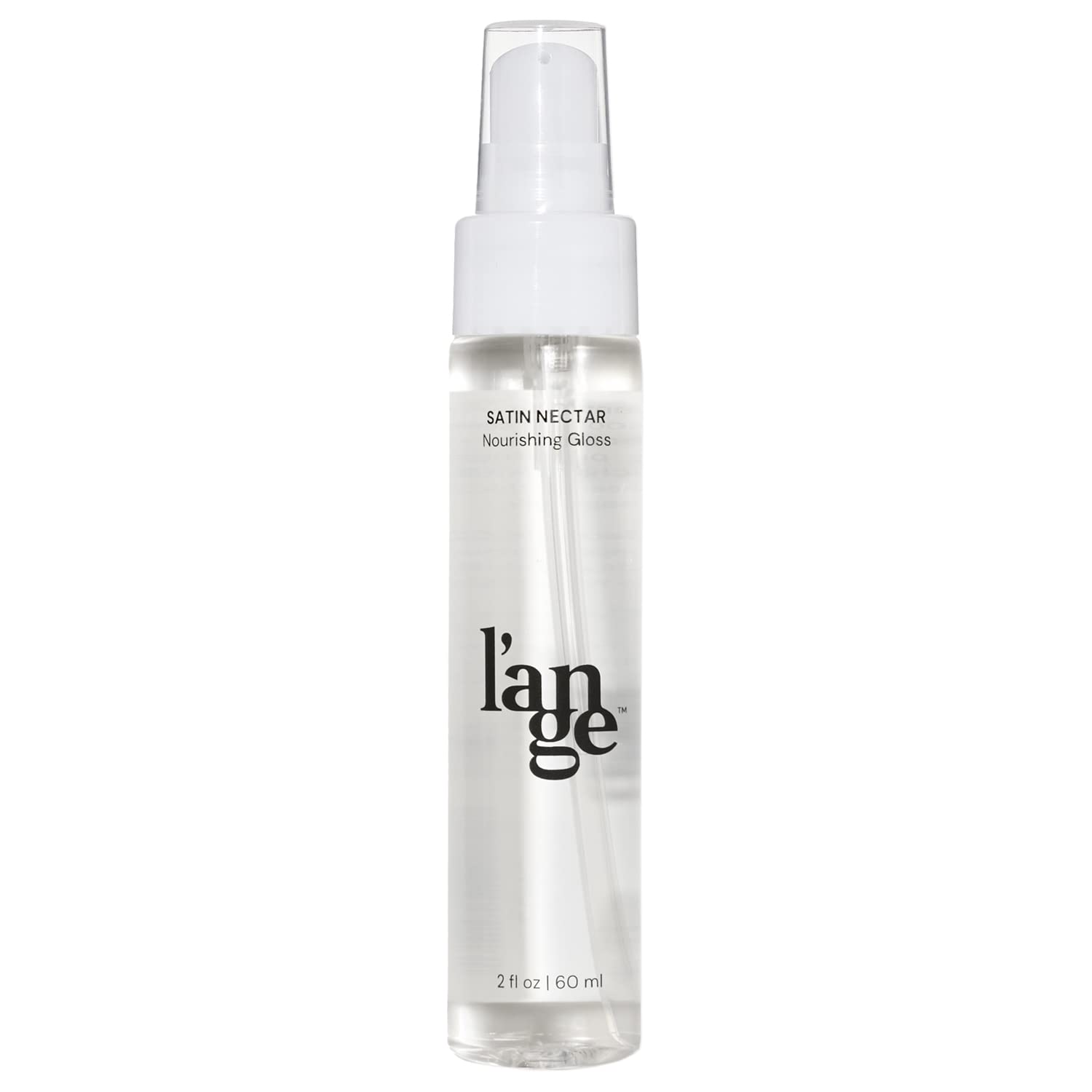 L’ANGE HAIR Satin Néctar – bouteille 60 ml prête pour nourrir et faire briller les cheveux.