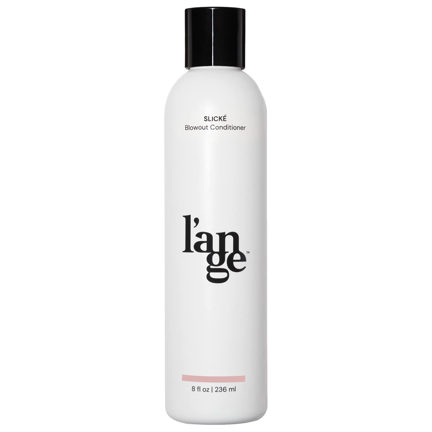LANGE HAIR Slické: bouteille de conditionneur hydratant pour cheveux éclatants.