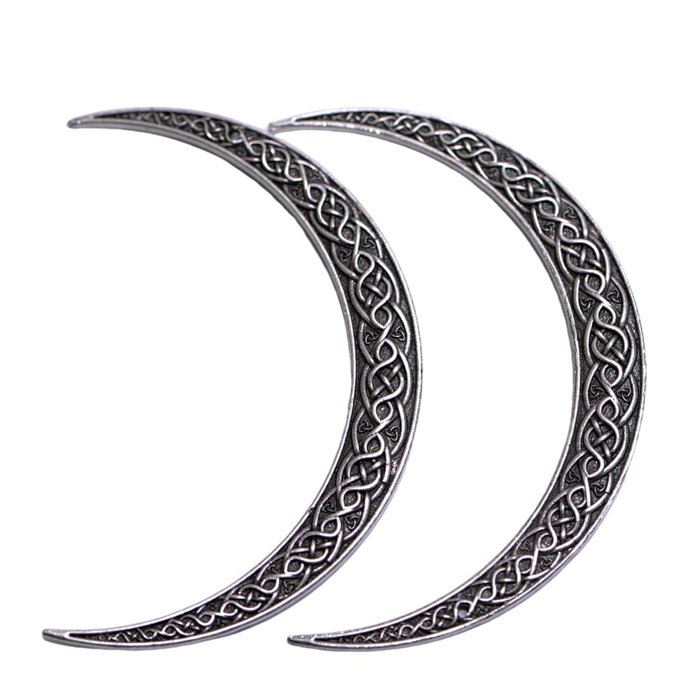 LANGHONG épingle-cheveux lune croissant Viking pour coiffure relevée élégante