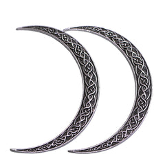 LANGHONG épingle-cheveux lune croissant Viking pour coiffure relevée élégante