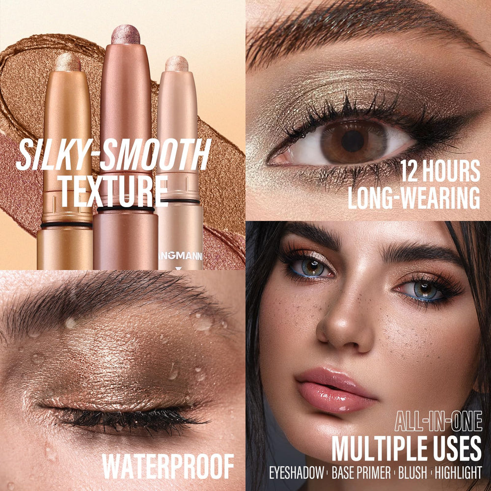Utilisation contour et illuminateur LANGMANNI pour un look rapide et précis.