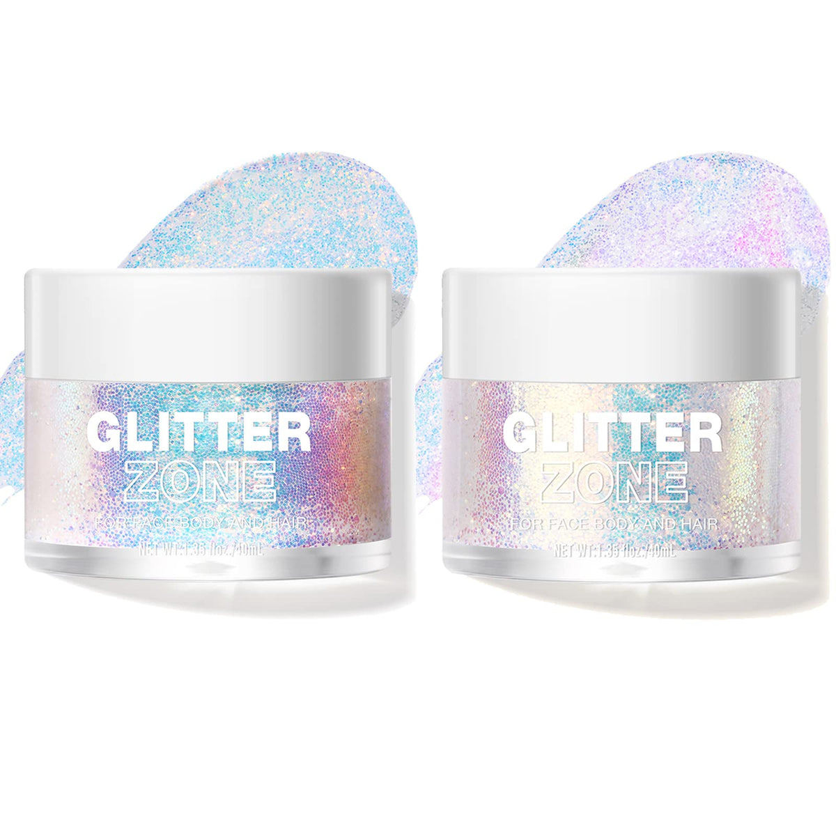 Langmanni Gel paillette Or Océan, éclat durable sur peau et lèvres.
