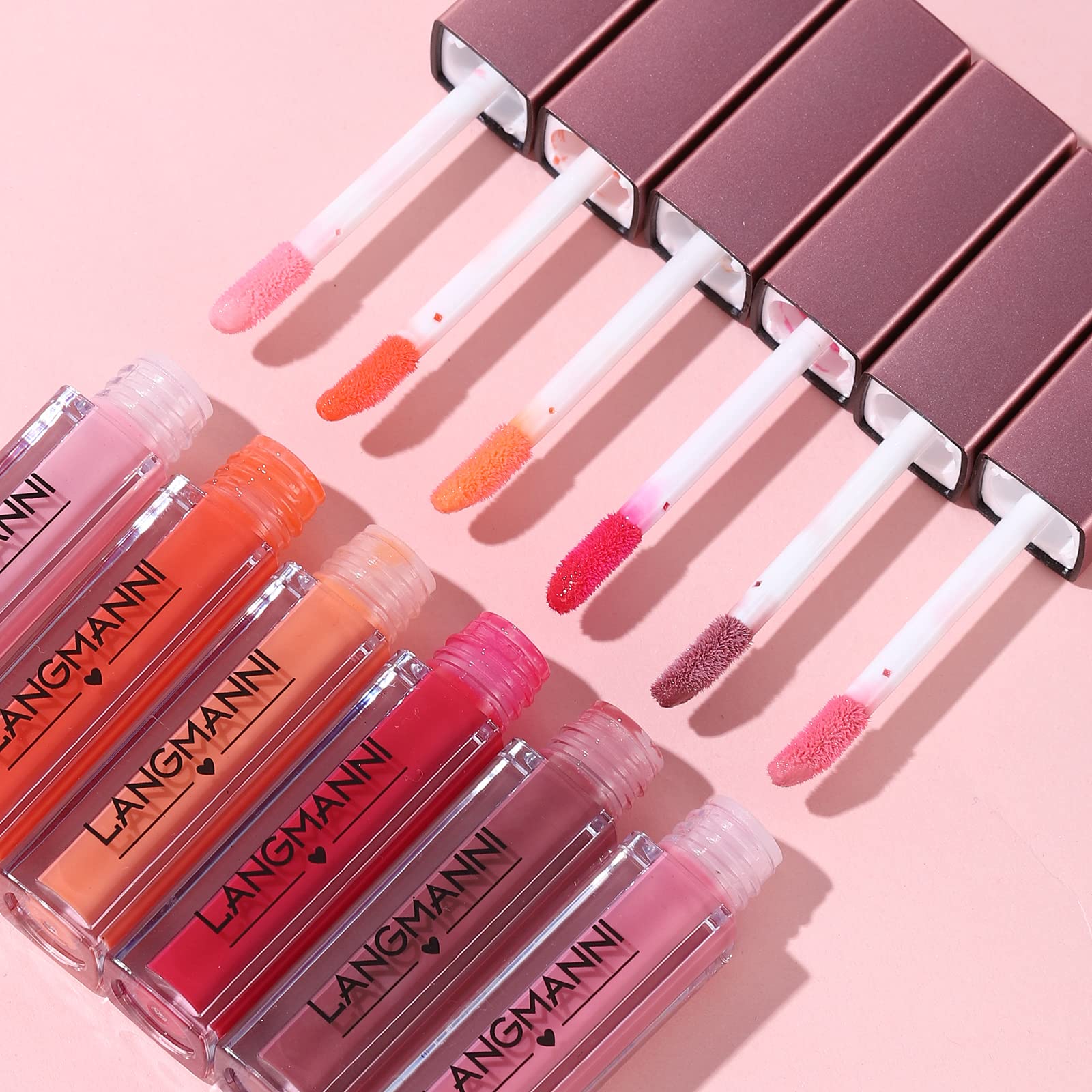 LANGMANNI coffret gloss cadeau, idée cadeau pratique et tendance.