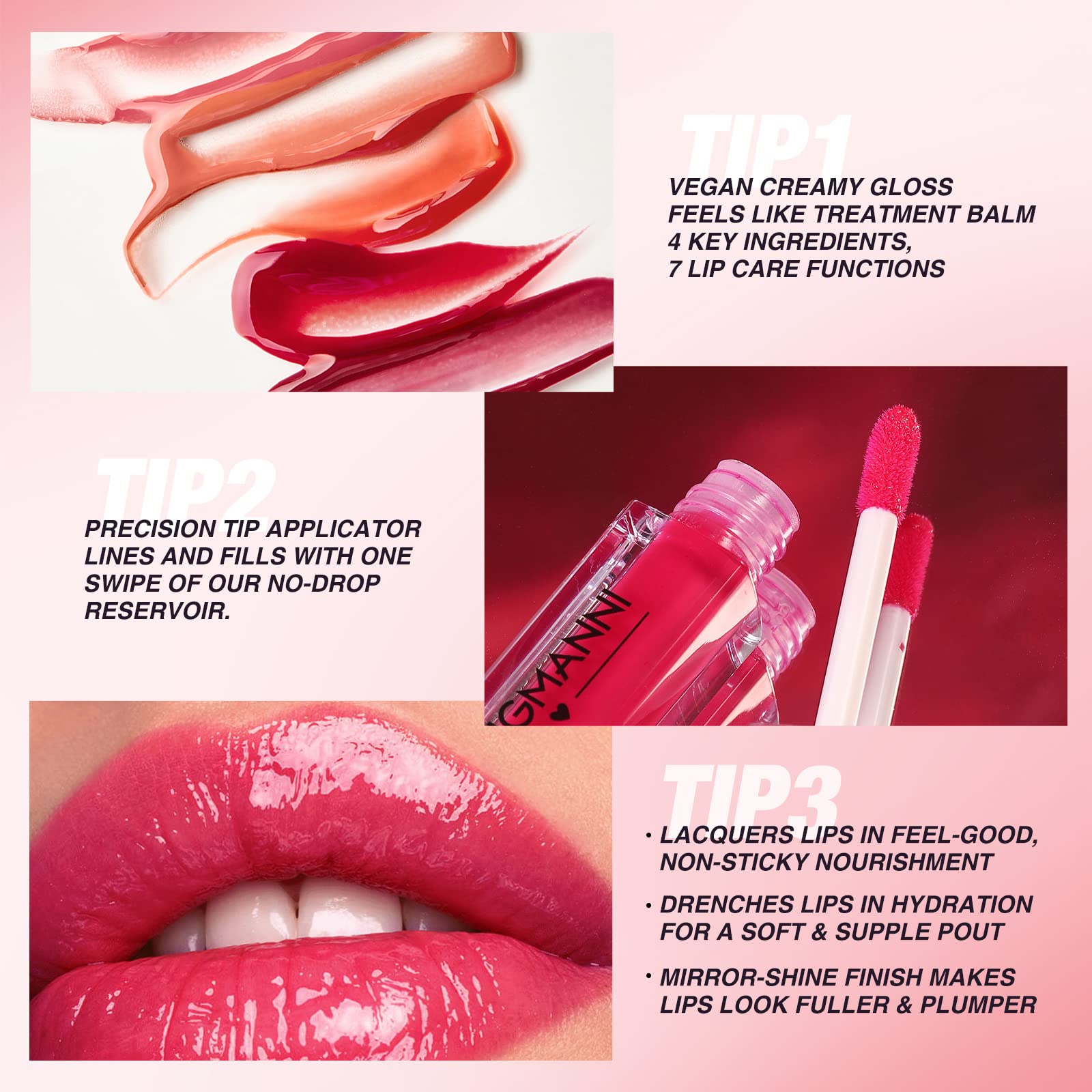 LANGMANNI gloss finition brillante pour un usage quotidien et polyvalent.