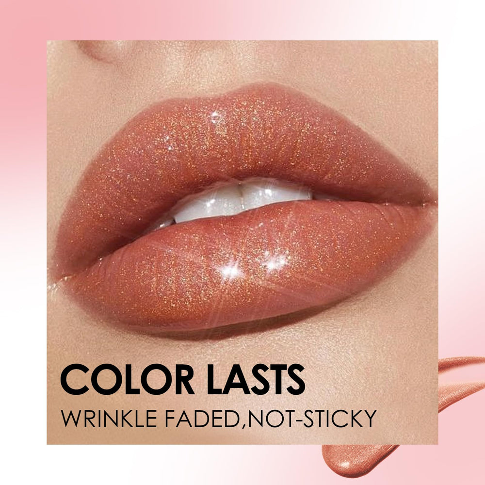 LANGMANNI gloss finition brillante satinée, effet lumineux et tenue légère.