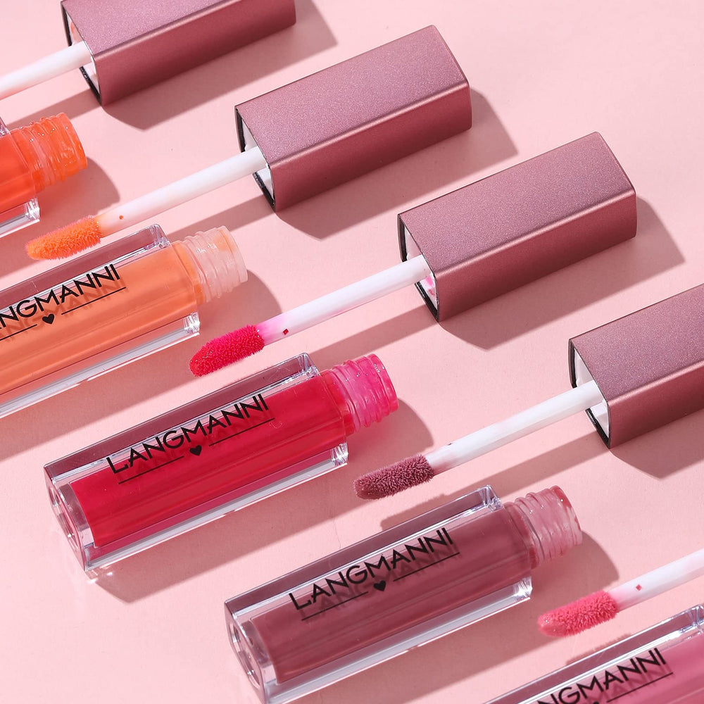 LANGMANNI gloss teintes variées, adaptées à différentes occasions.