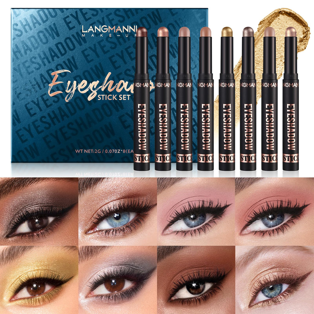 Crayon LANGMANNI ombre taupe mat précision facile pour un regard naturel