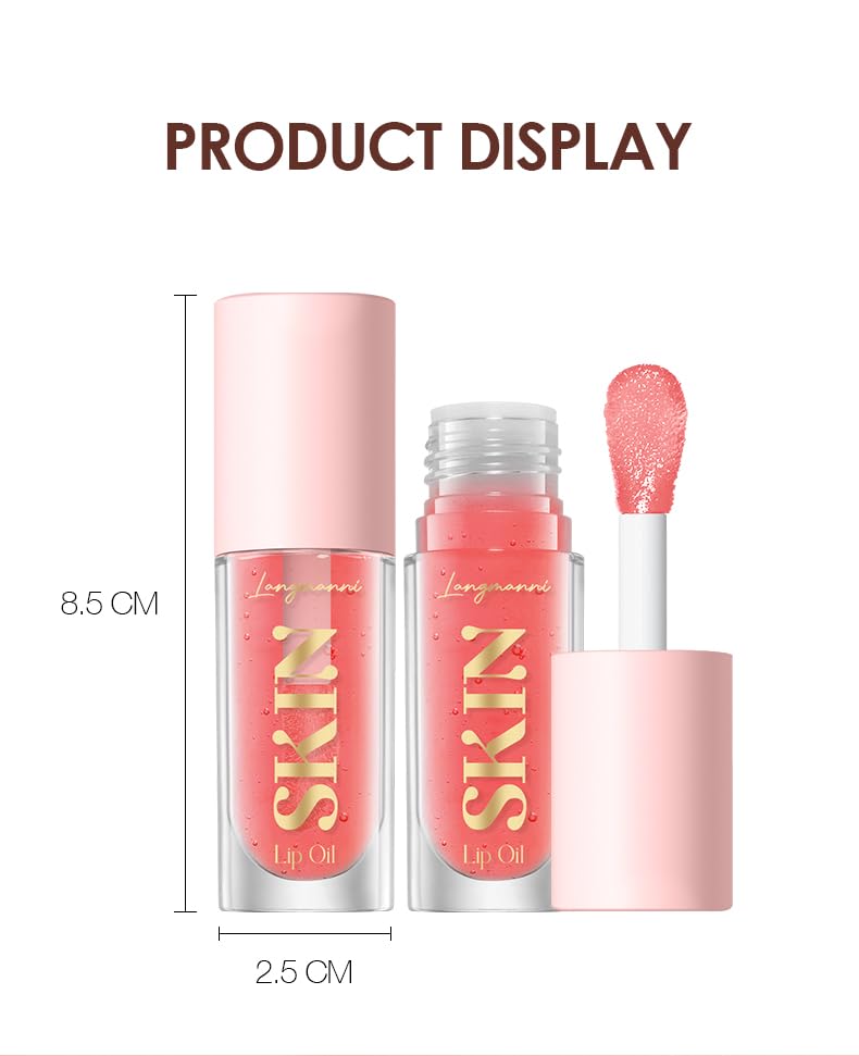 Langmanni Lip Oil arôme-fraise-coco: parfum fruité agréable et expérience sensorielle.