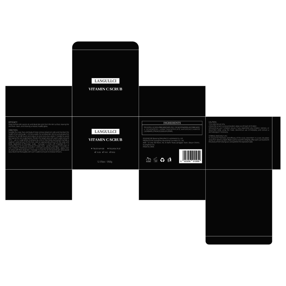 LANGULLCI exfoliant-triple-action: expérience douce et efficace au quotidien.