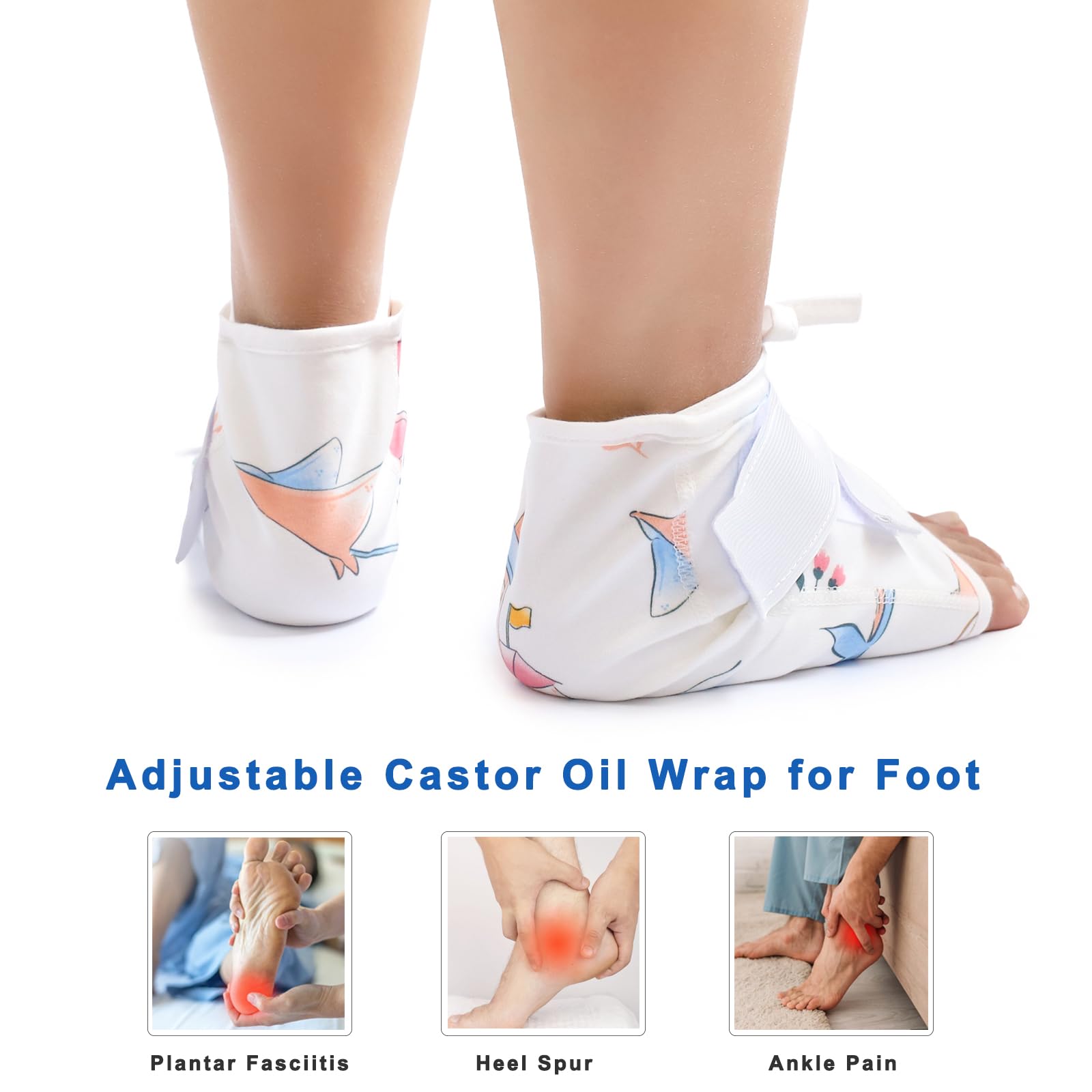 LanJe masque pieds hydratant pour spa à domicile.