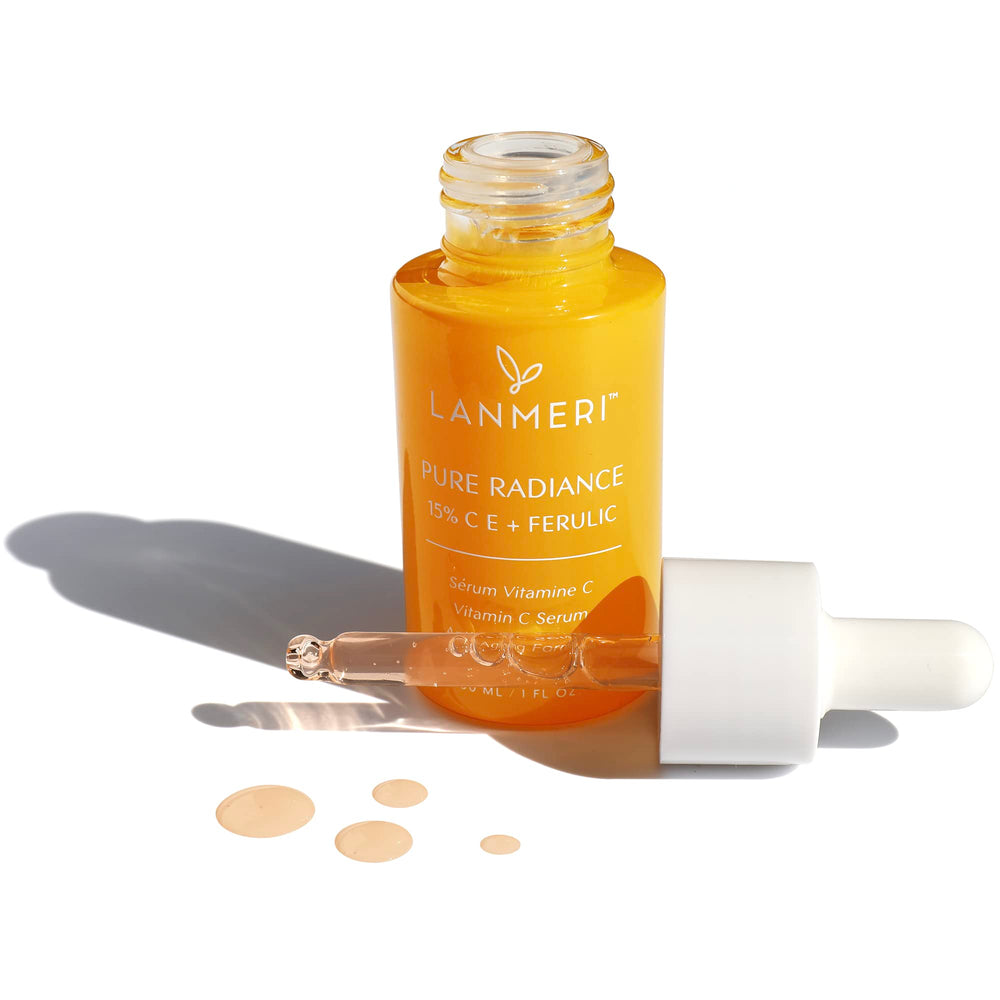 Routine beauté matinale avec Lanmeri Sérum, peau sensible tolérée.