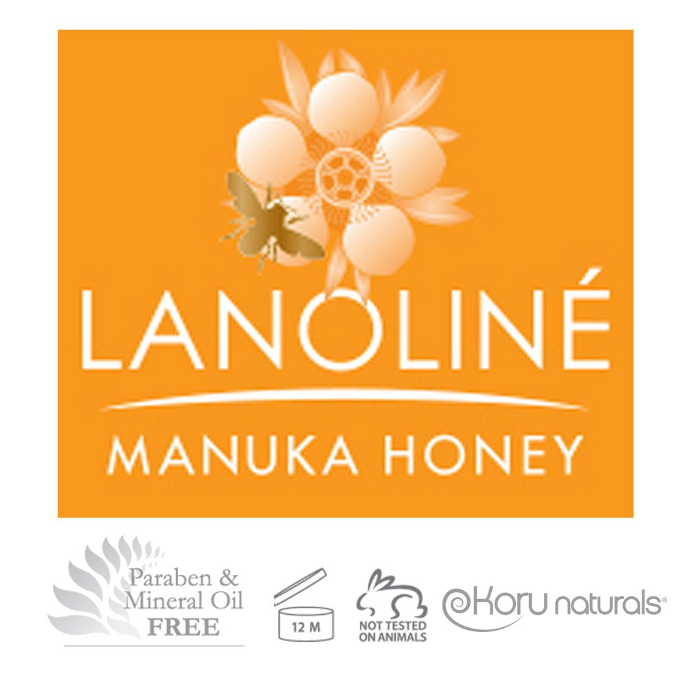 Emballage élégant de Lanoline Manuka Honey Skin Renew prêt pour la routine beauté.