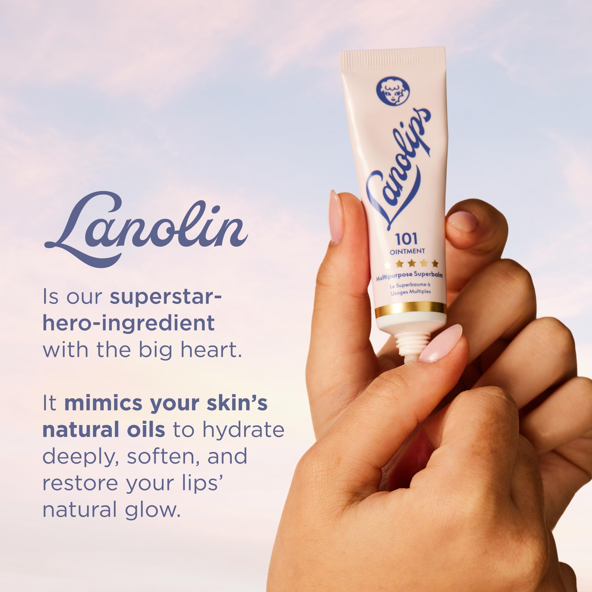Lanolips 101 Baume à base de lanoline australienne.
