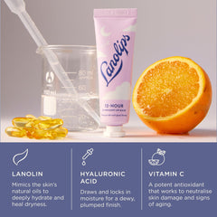 Lanolips application masque lèvres — soin réconfortant lors de l’application nocturne.