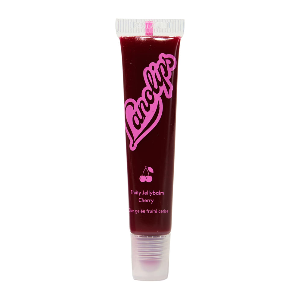 Lanolips Fruity Jellybalm cerise en tube, hydratation luxueuse et couleur naturelle.