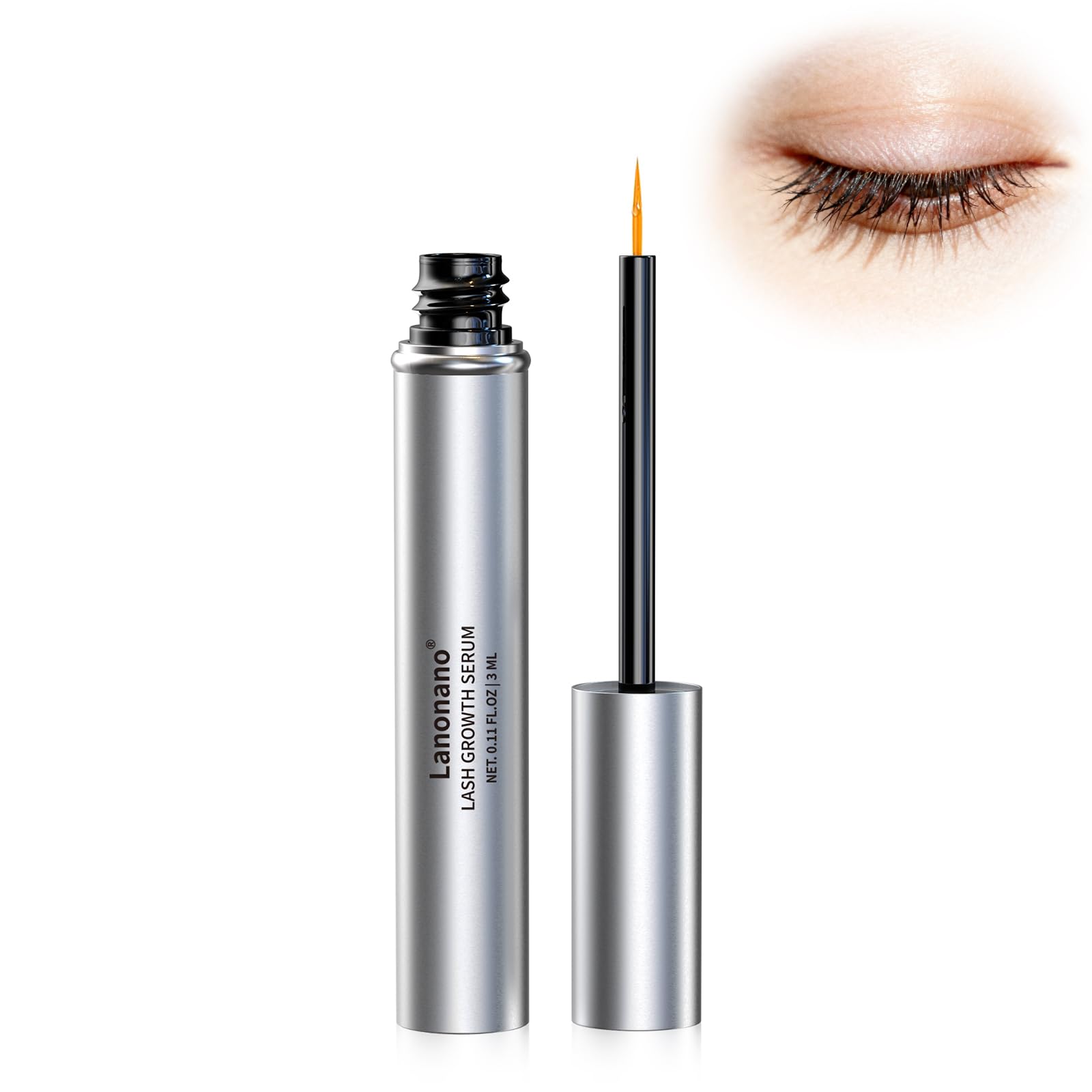 Lanonano Lash Serum bottle with 3ml size for daily use