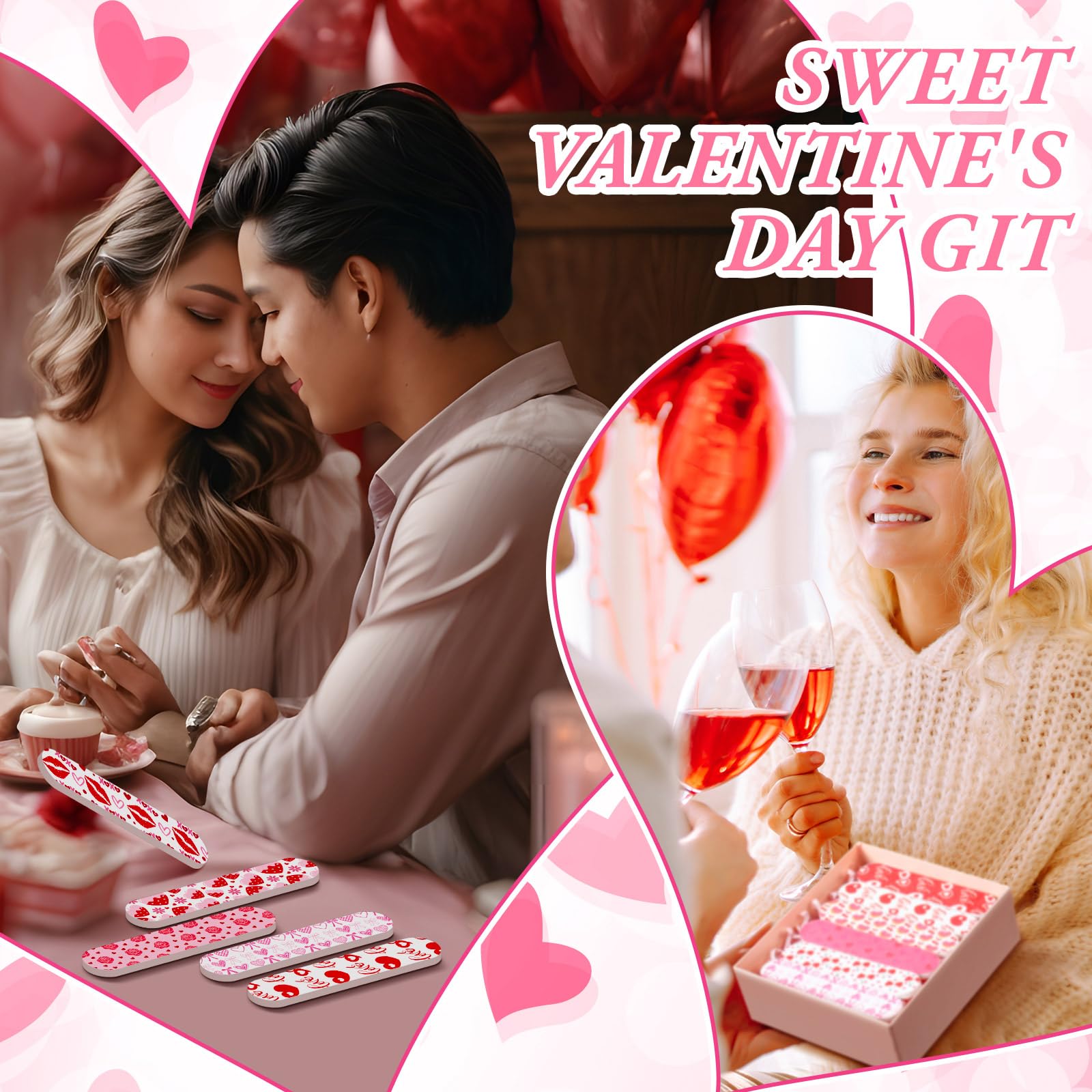 Cadeau Saint-Valentin pratique : limes à ongles utiles pour surprises et cadeaux.