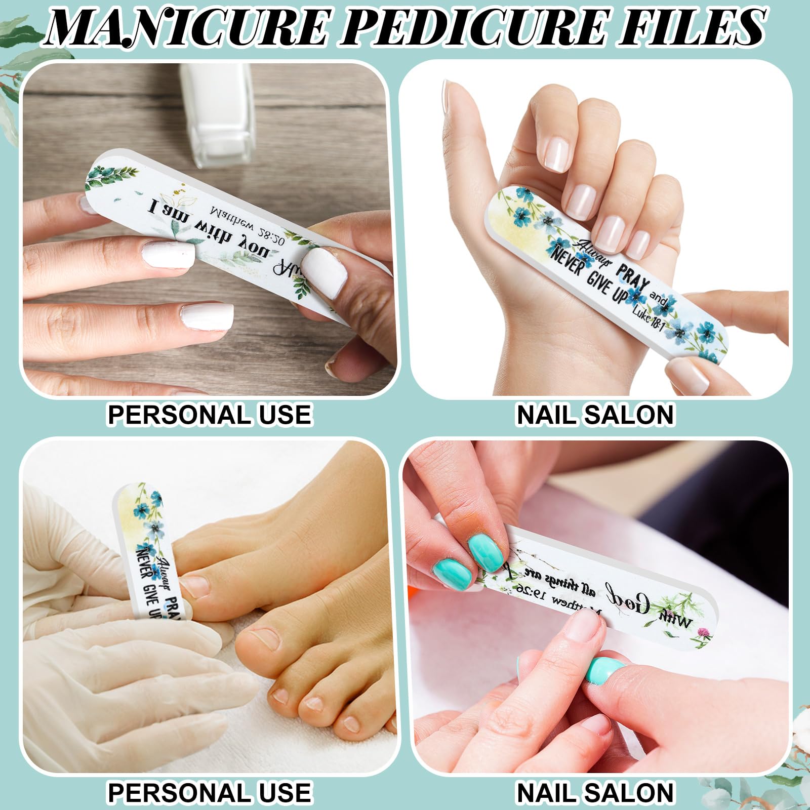 Lanties limes colorées rehaussent l’expérience de soin des ongles.