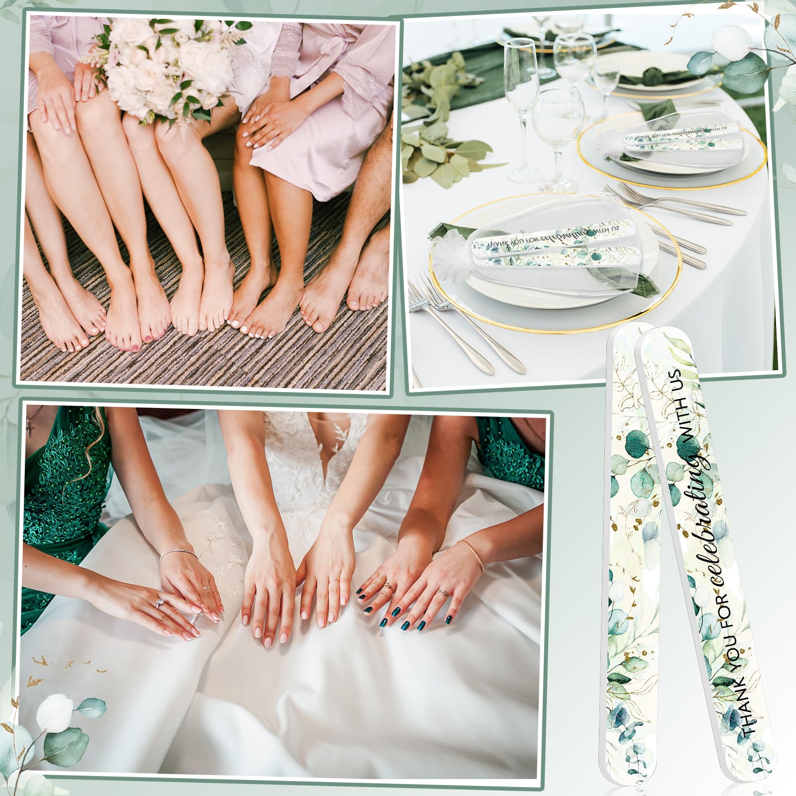 Lanties lime à ongles EVA, matériau durable pour une utilisation longue.