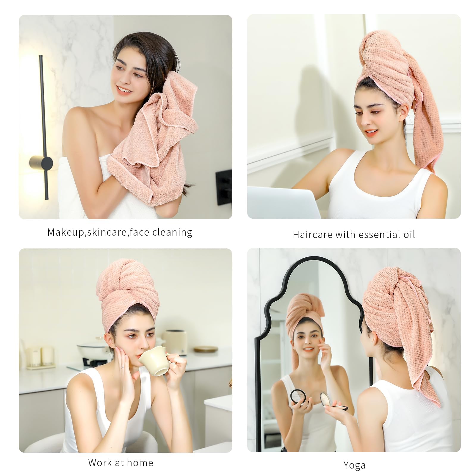 Laojbaba couleur gris – prête à une routine après douche.