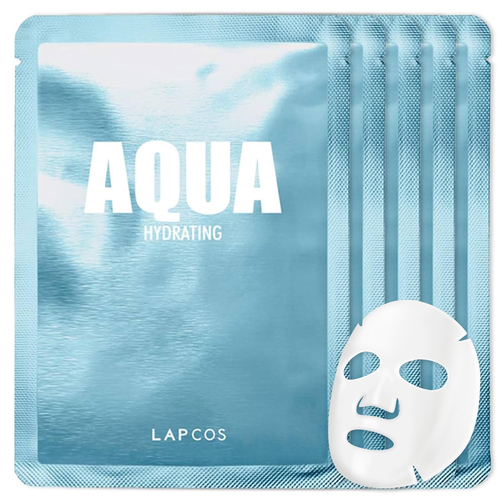 LAPCOS Masque Aqua en feuilles hydrate intensément grâce à l'eau de mer