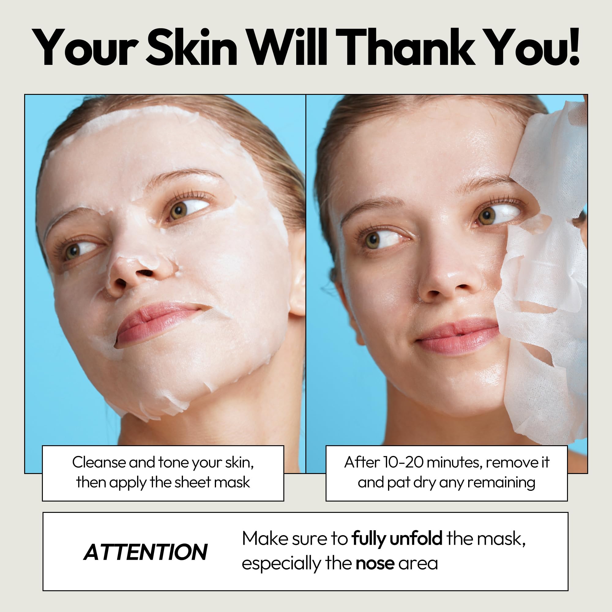 LAPCOS Masque Aqua rituel beauté coréenne pour une peau rafraîchie