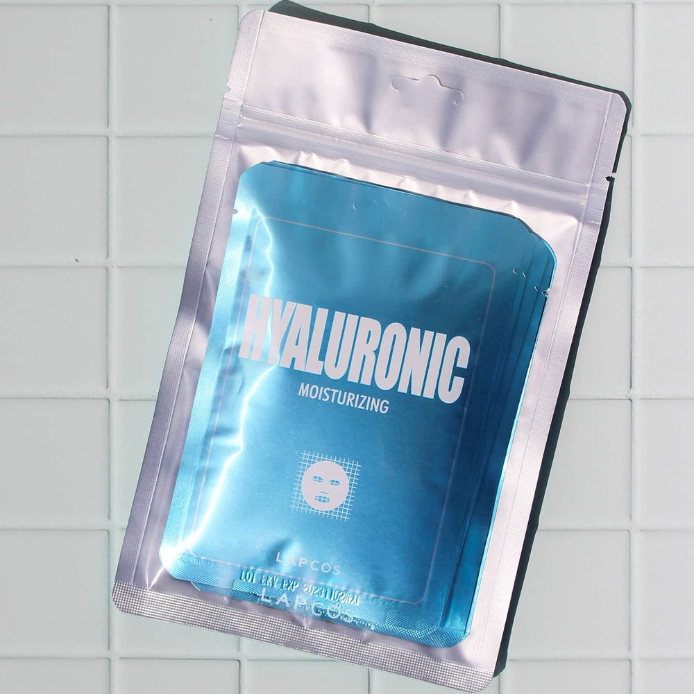 LAPCOS Masque Hyaluronique – extrait d’Althaea, effet apaisant et texture améliorée.