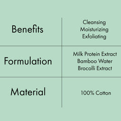 LAPCOS Milk Feel : application douce sur le visage sans irritation.