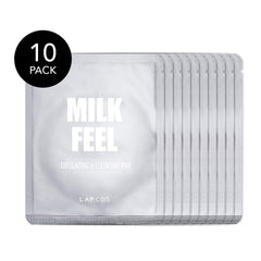 LAPCOS Milk Feel : pad texture peau refinee et douceur pour un teint lisse.