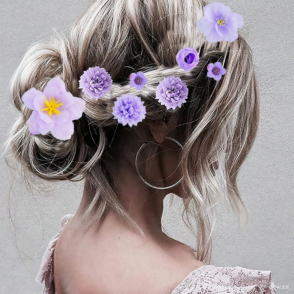 LAPOHI pince-cheveux fleurs pour mariage avec éclat floral