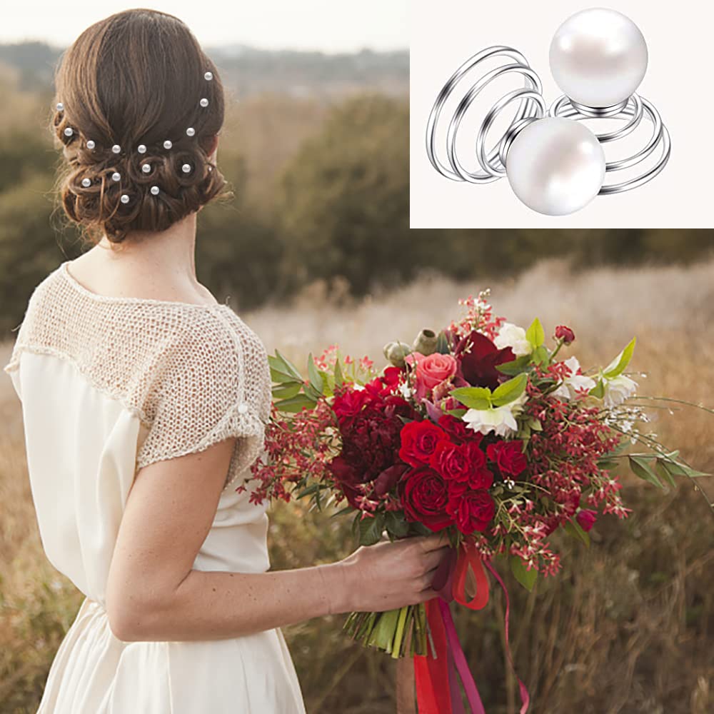 Épingle LAPOHI spirale fleur en gros plan, touche romantique pour soirée.