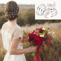 Épingle LAPOHI spirale fleur en gros plan, touche romantique pour soirée.