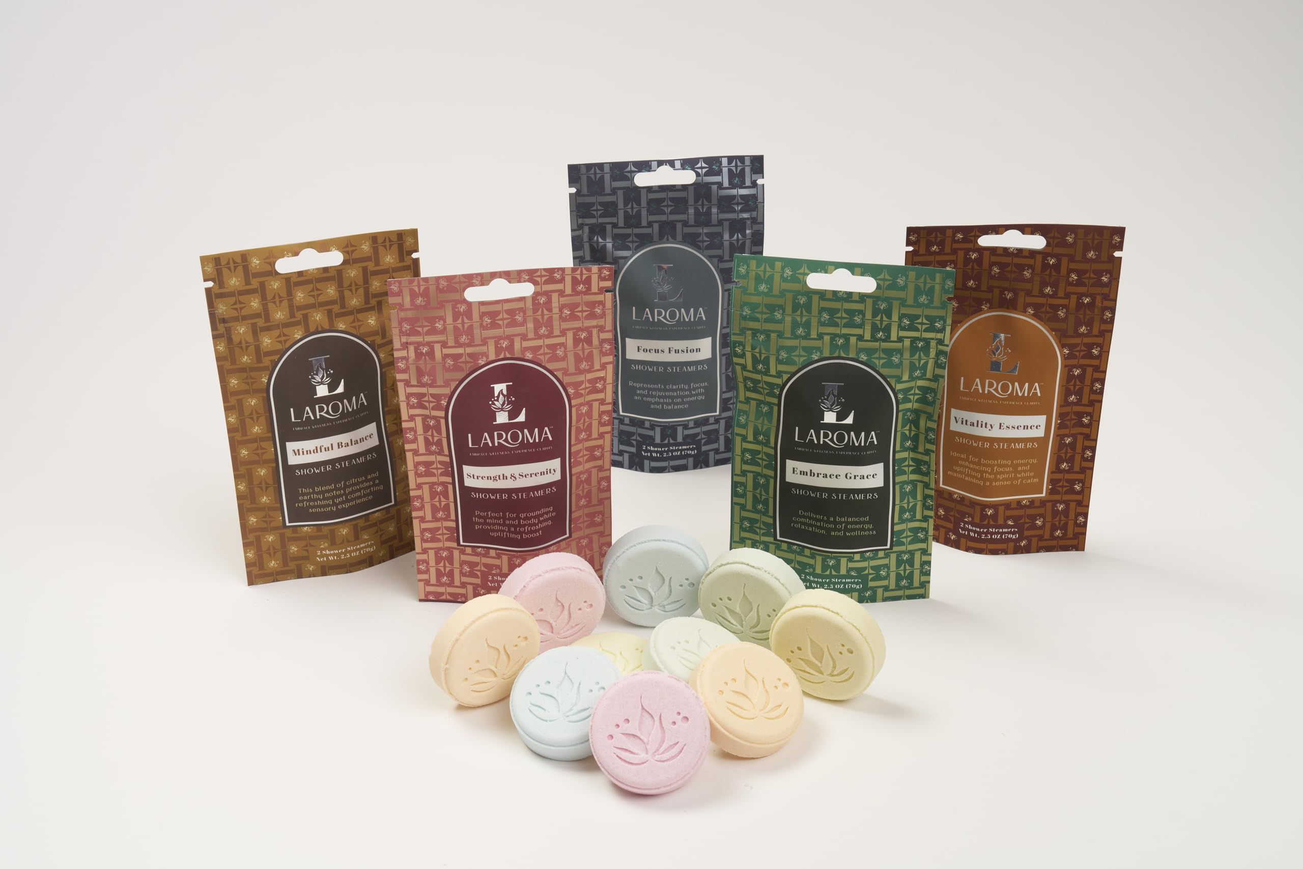 Tablettes douche Laroma cadeau élégant : idée cadeau wellness pour amis et proches.