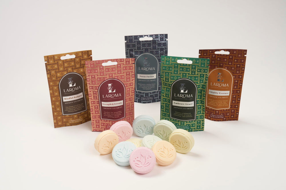 Tablettes douche Laroma cadeau élégant : idée cadeau wellness pour amis et proches.