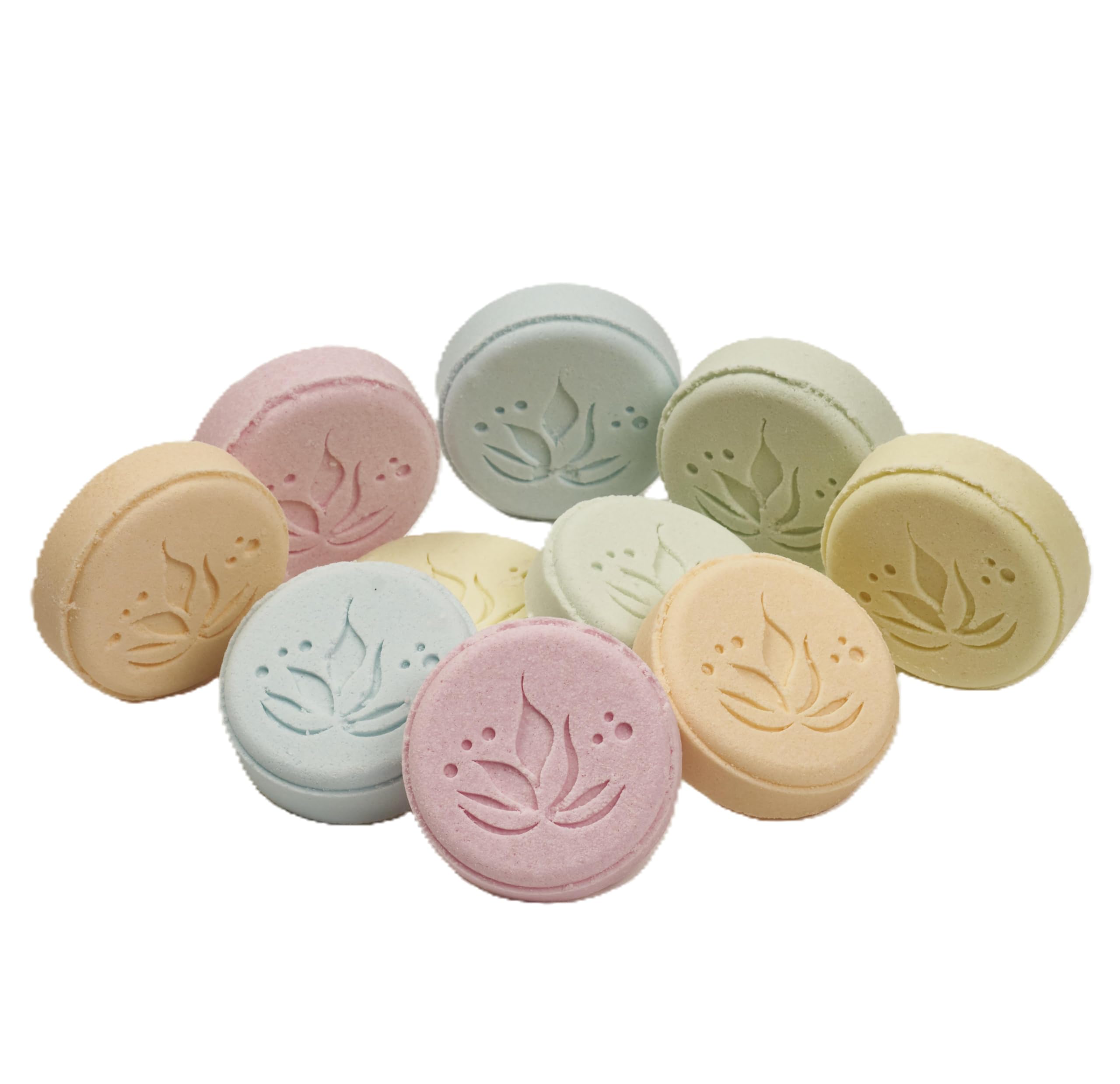 Tablettes douche Laroma huiles essentielles pures : arômes naturels pour relaxation.