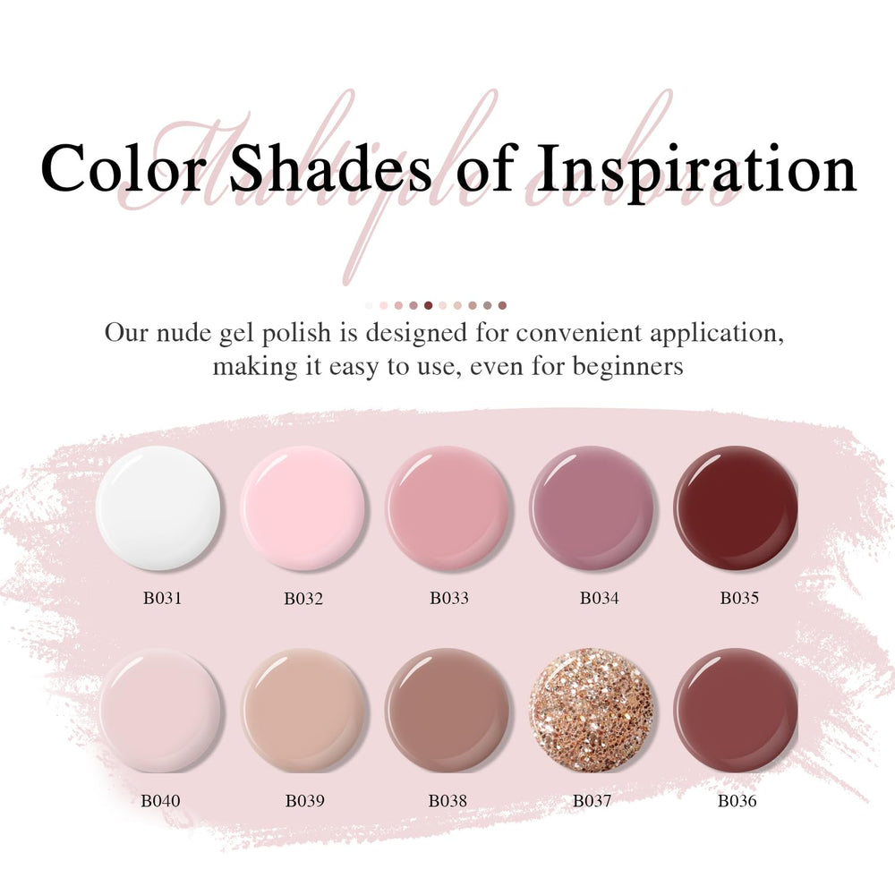 Larvall Beautpal Nude, bouteilles au design élégant favorisant l’application précise.