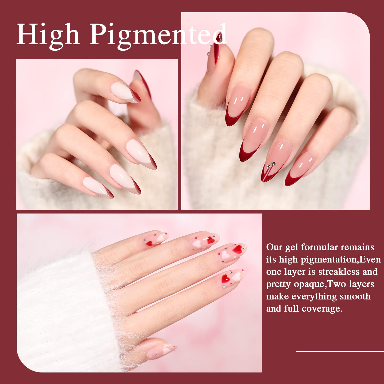 Pinceau vernis gel Larvall Beautpal, application précise et finition professionnelle.