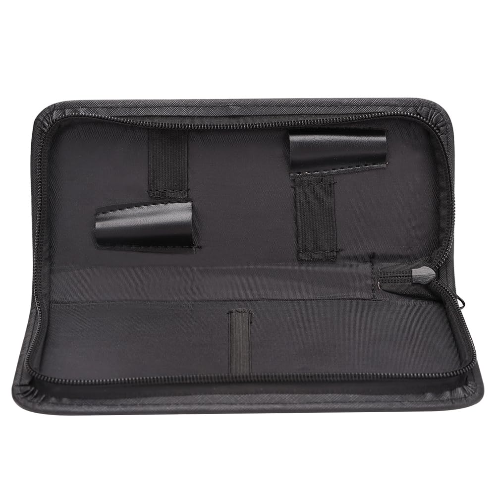 Etui accessoires coiffure Lasenersm noir, protège et facilite l'accès aux outils.