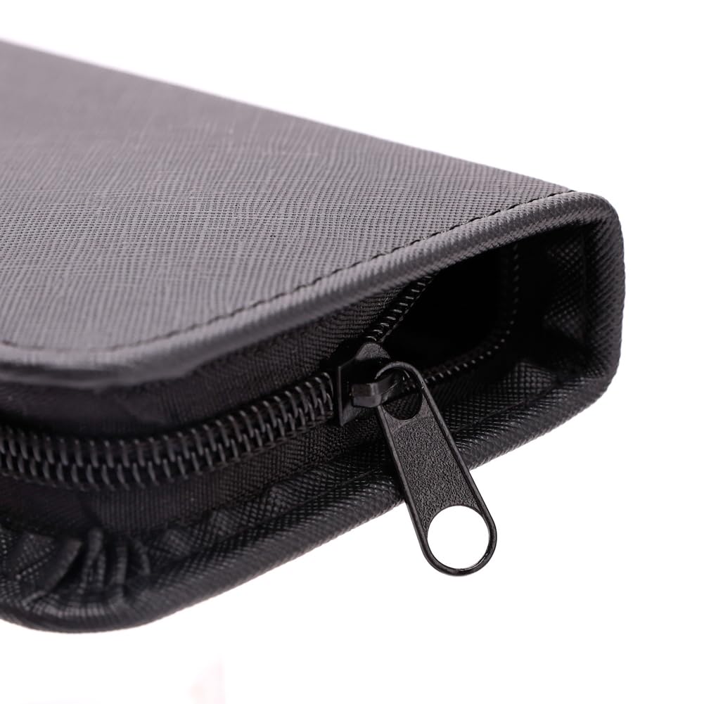 Pochette coiffure domicile Lasenersm noire, transport discret et rangement sûr à la maison.